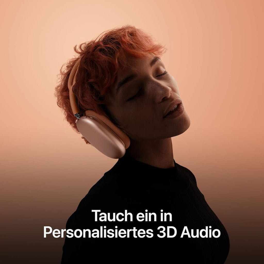 Apple AirPods Max kabellose Kopfhörer, Pro-Level Aktiver Geräuschunterdrückung, Transparenzmodus, personalisiertes 3D Audio, USB-C-Ladecase – Blau