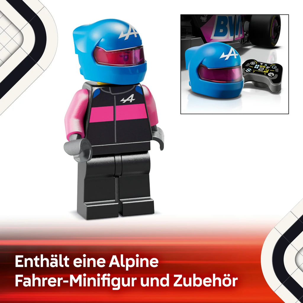LEGO Speed Champions 77248 BWT Alpine F1 Team A524 Rennwagen Set