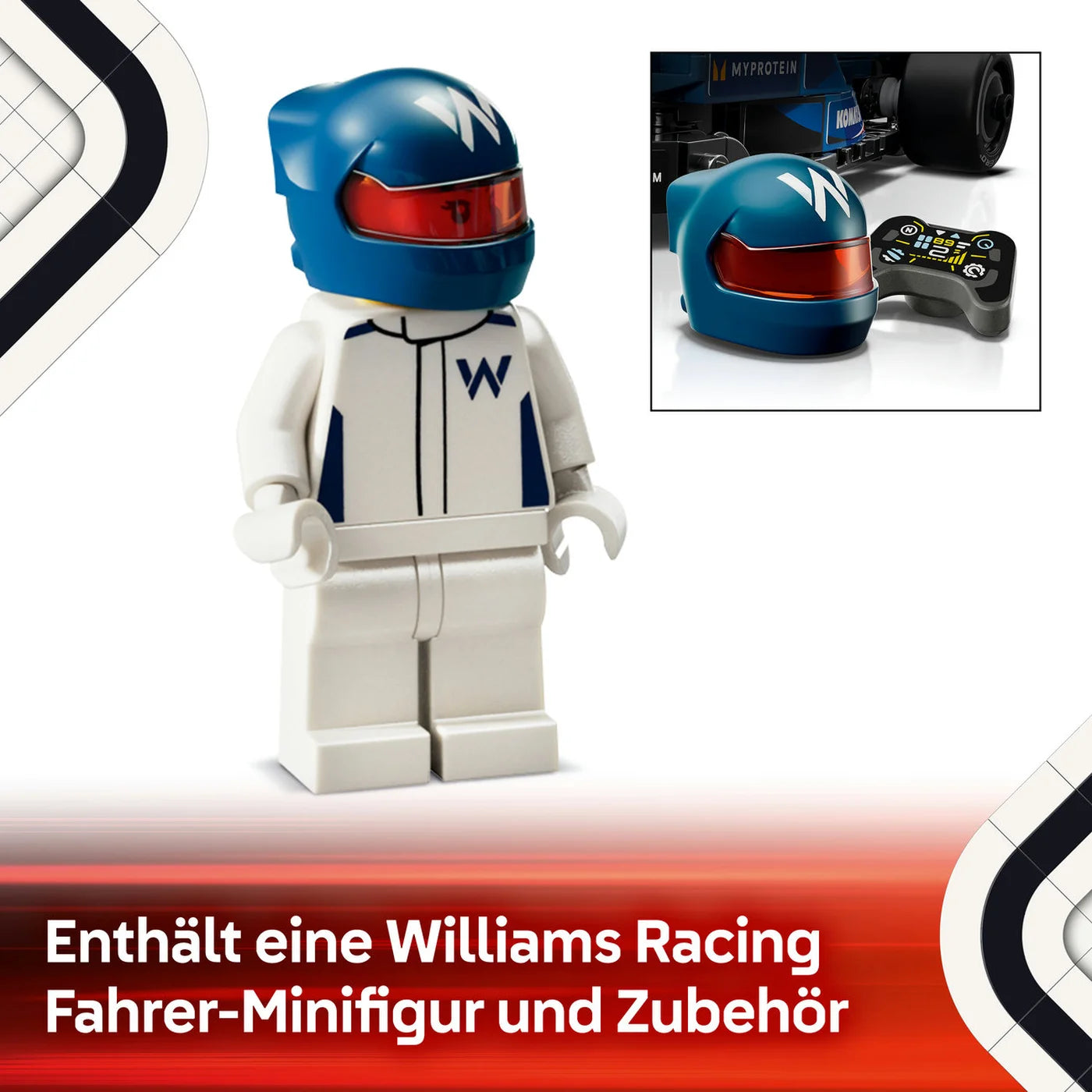 LEGO Speed Champions 77249 Williams Racing FW46 F1® Rennauto