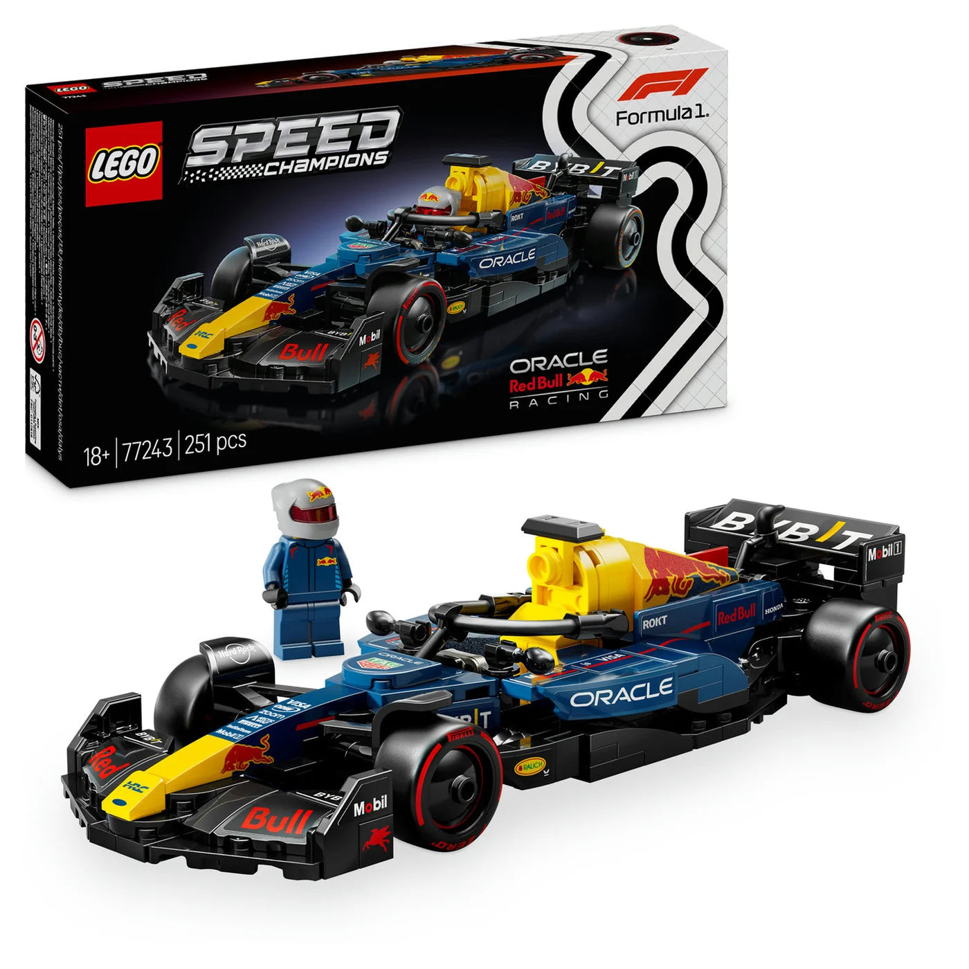 LEGO Speed Champions 77243 Oracle Red Bull Racing RB20 F1® Rennwagen