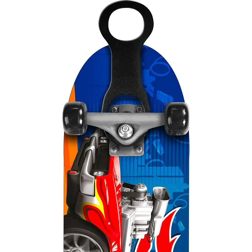 HOT Wheels Skateboard 71cm ABEC5, Blau Gelb Rot