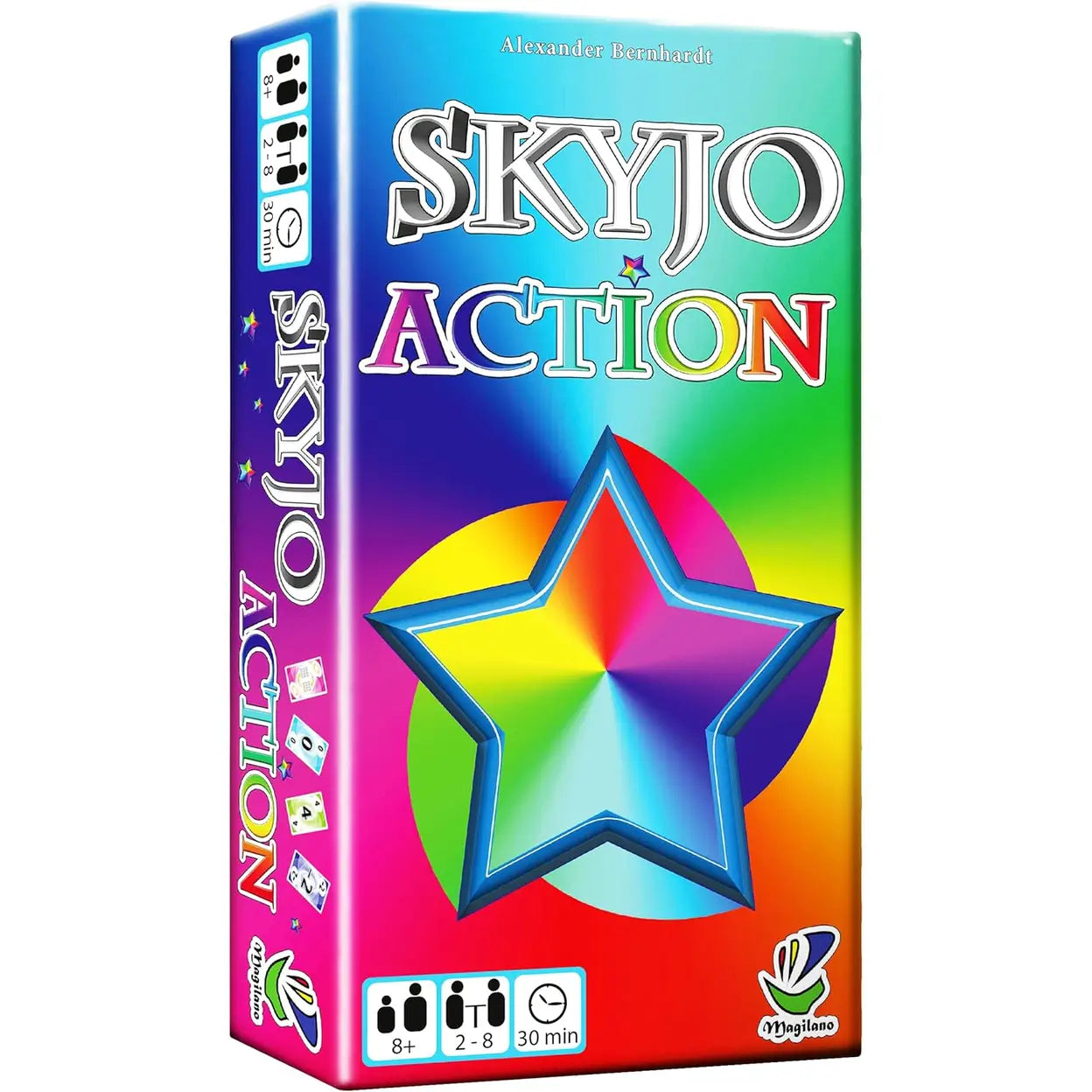 Magilano - SKYJO Action - Das spannende Kartenspiel für lustige und unterhaltsame Spieleabende mit Freunden und Familie