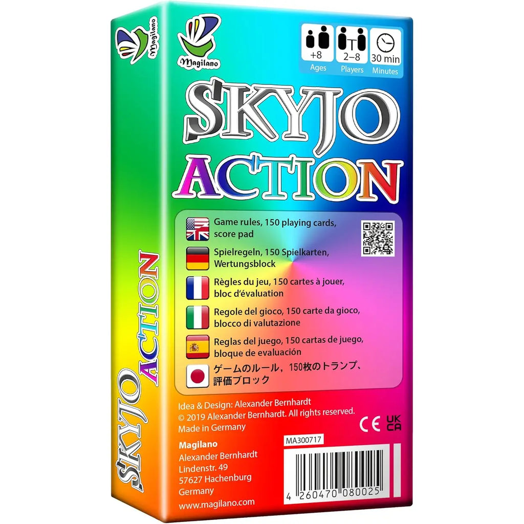 Magilano - SKYJO Action - Das spannende Kartenspiel für lustige und unterhaltsame Spieleabende mit Freunden und Familie