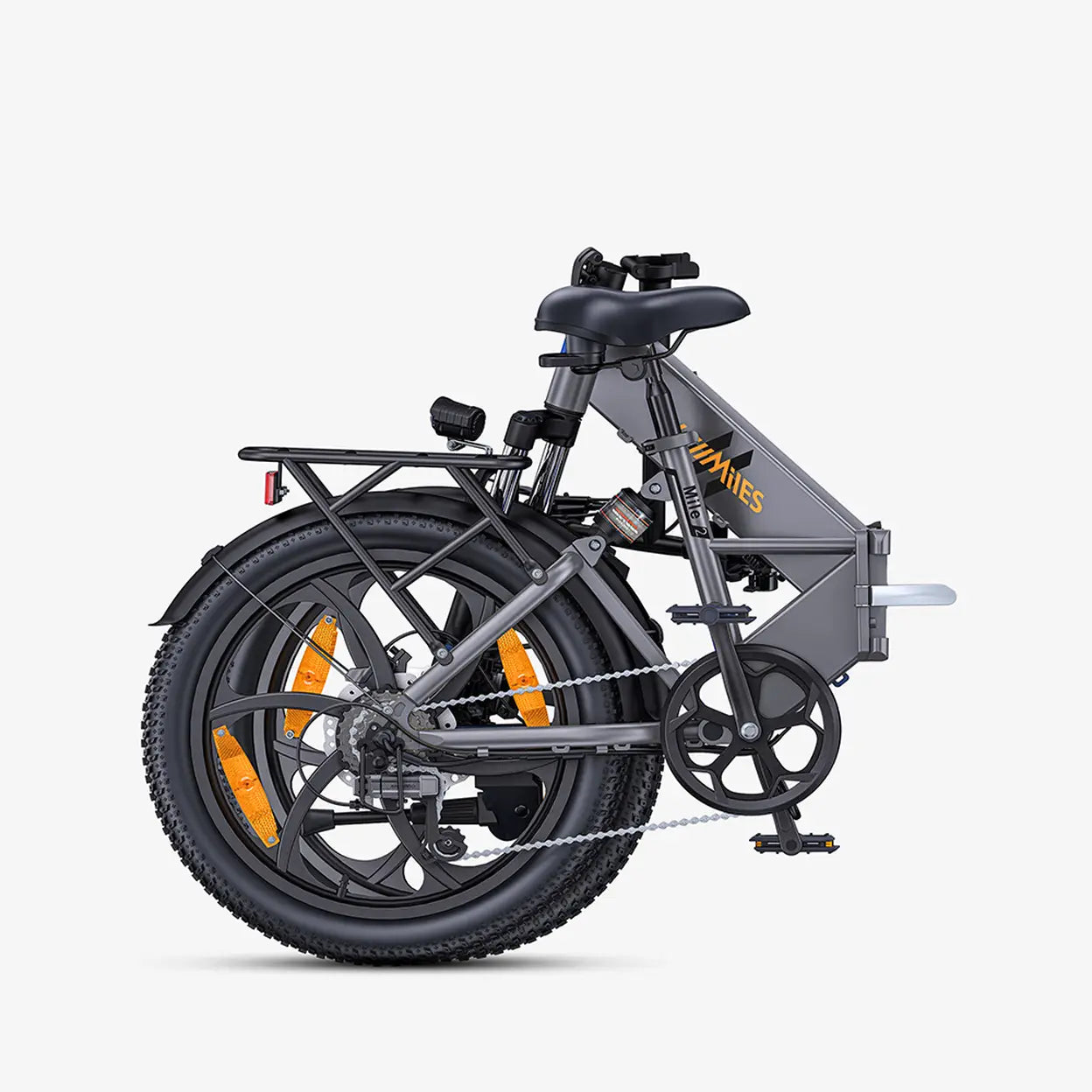 HillMiles Mile 2, faltbares und praktisches Modell, 250 W Motor, 36 V 13 Ah Lithium-Akku, 20 Zoll Fat Tires, geeignet für das