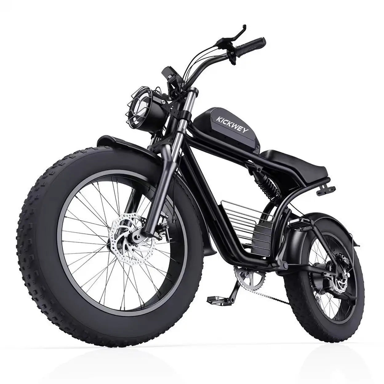 KICKWEY K7 E-Bike für Erwachsene, 250 W Motor, 48 V 23 Ah Akku, 20 Zoll Fat Tires, Herren, All-Terrain Elektrofahrrad