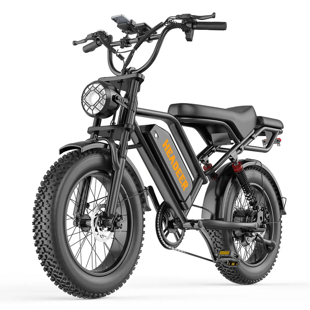 HEADEER BK20 E-Bike für Erwachsene 750 W Motor 48 V 20 Ah Akku City E-Bike 20 Zoll Fat Reifen All-Terrain E-Bike