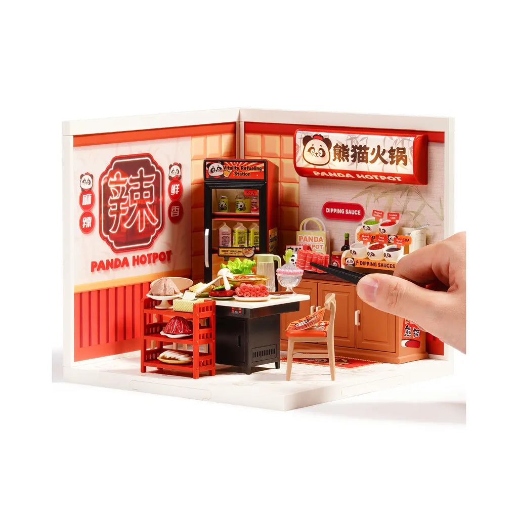 Rolife 1 DIY Wooden Kit for Dollhouse, Miniature Model Assembly, Super Creator DIY Miniaturhaus-Bausatz aus Kunststoff – 3D-P