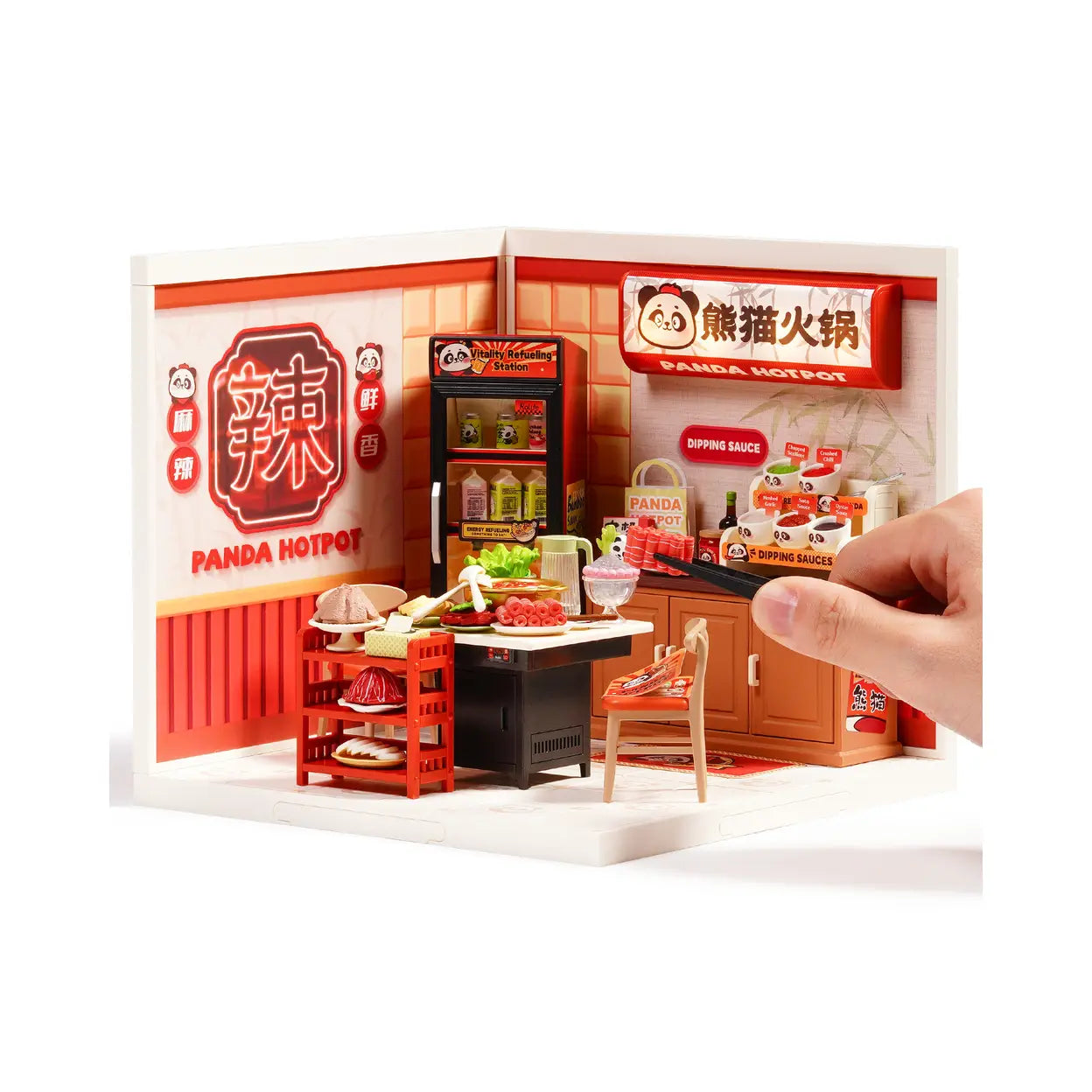 Rolife 1 DIY Wooden Kit for Dollhouse, Miniature Model Assembly, Super Creator DIY Miniaturhaus-Bausatz aus Kunststoff – 3D-P