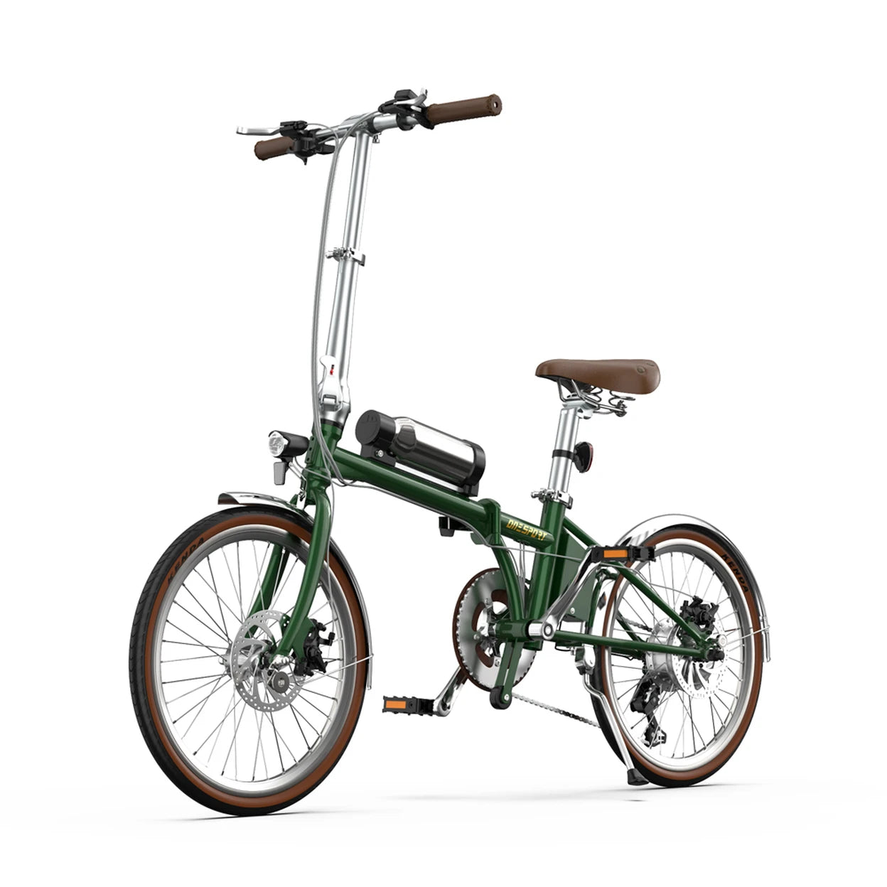 Onesport OT02 Pro Elektrofahrrad für Erwachsene, 250 W Motor, 36 V 5,2 Ah Akku, klappbar, 20 Zoll Reifen, für das städtische