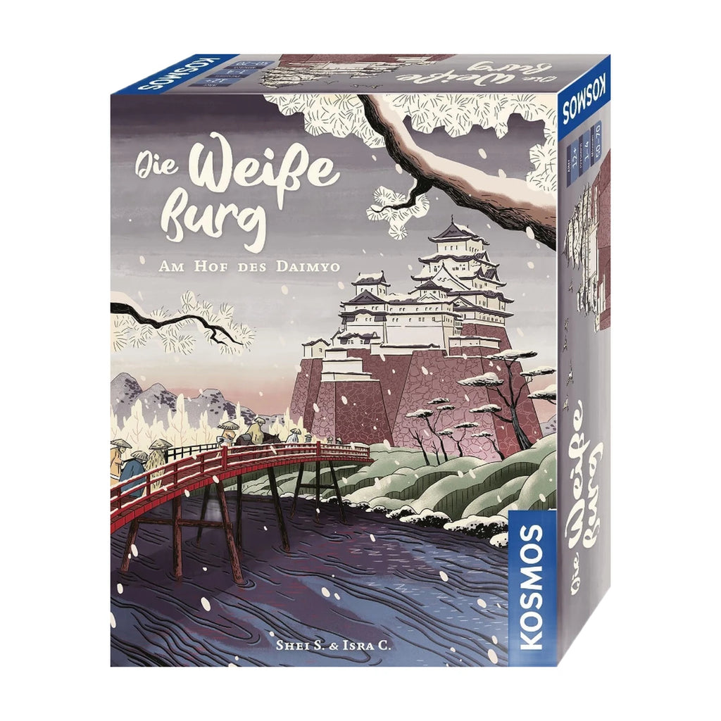 KOSMOS Die weiße Burg, Am Hof des Daimyo, Strategiespiel mit besonderem Würfel-Mechanismus, Gesellschaftsspiel für 1-4 Personen ab 12 Jahren, Kennerspiel