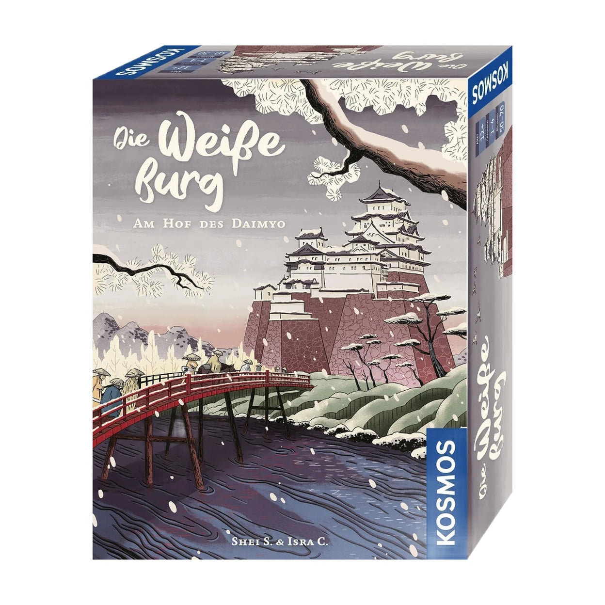 KOSMOS Die weiße Burg, Am Hof des Daimyo, Strategiespiel mit besonderem Würfel-Mechanismus, Gesellschaftsspiel für 1-4 Personen ab 12 Jahren, Kennerspiel