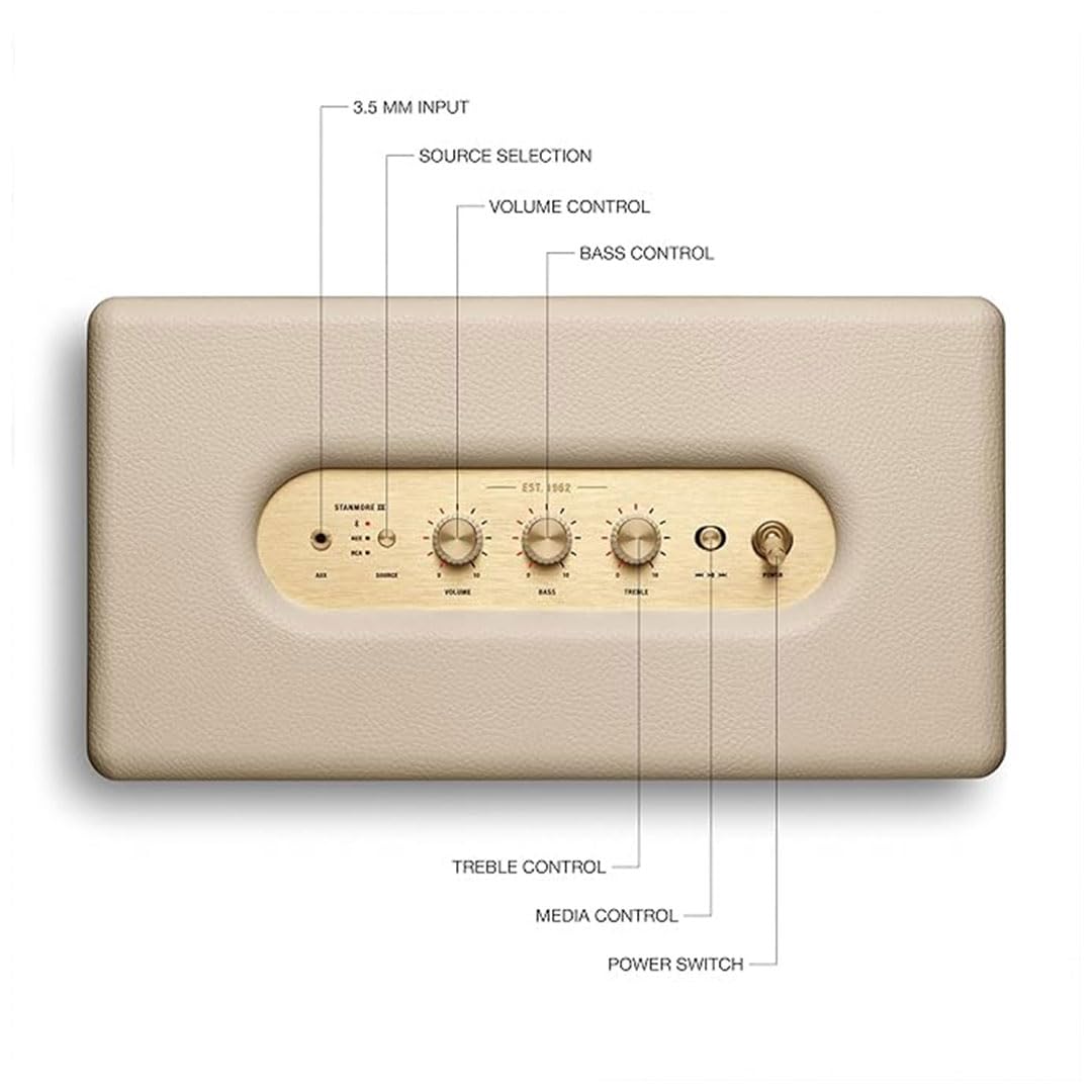 Marshall Stanmore III Bluetooth Lautsprecher - Crème