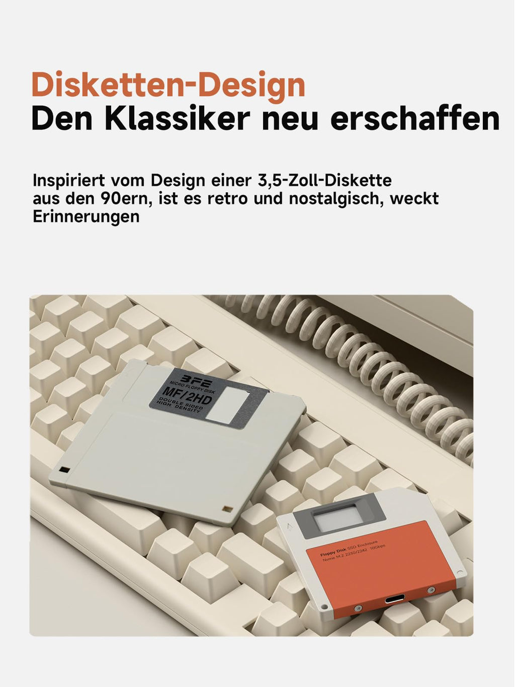 Floppy-Disk-Gehäuse für SSDs