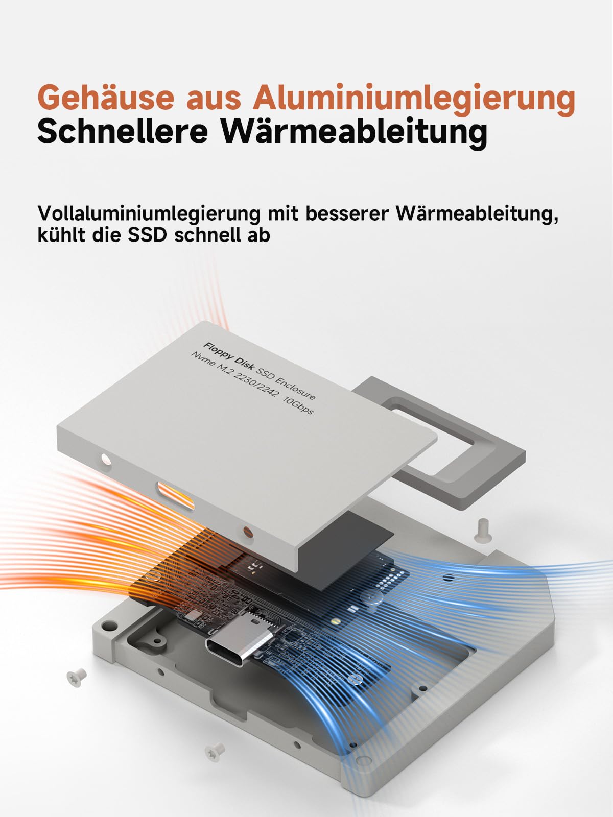 Floppy-Disk-Gehäuse für SSDs