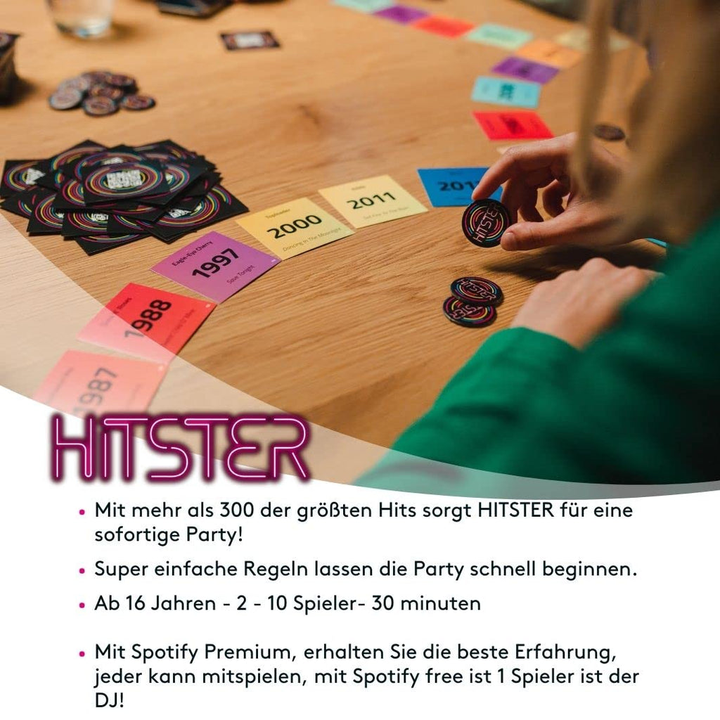 Hitster Kartenspiel - Deutsch (DE)