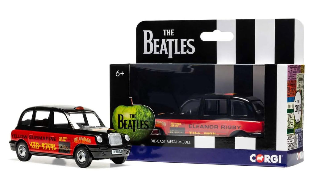 Corgi CC85936 Autos, Druckgussmodell, Sammlerstück, The Beatles – London Taxi – „Yellow Submarine“