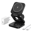 Induktive Ladestation Kompatibel mit Magsafe Ladegerät,3-in-1 Ladestation