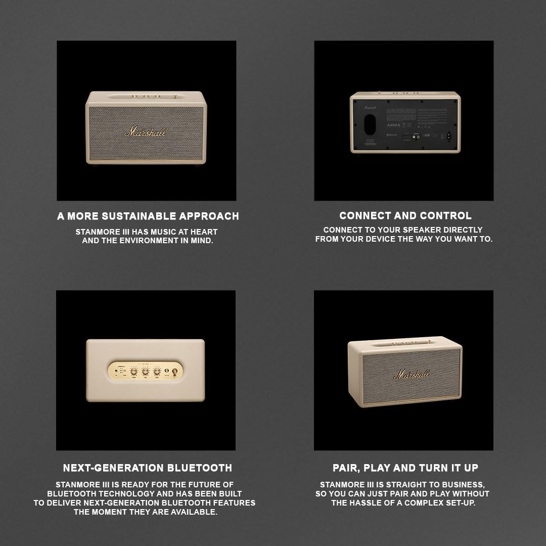 Marshall Stanmore III Bluetooth Lautsprecher - Crème