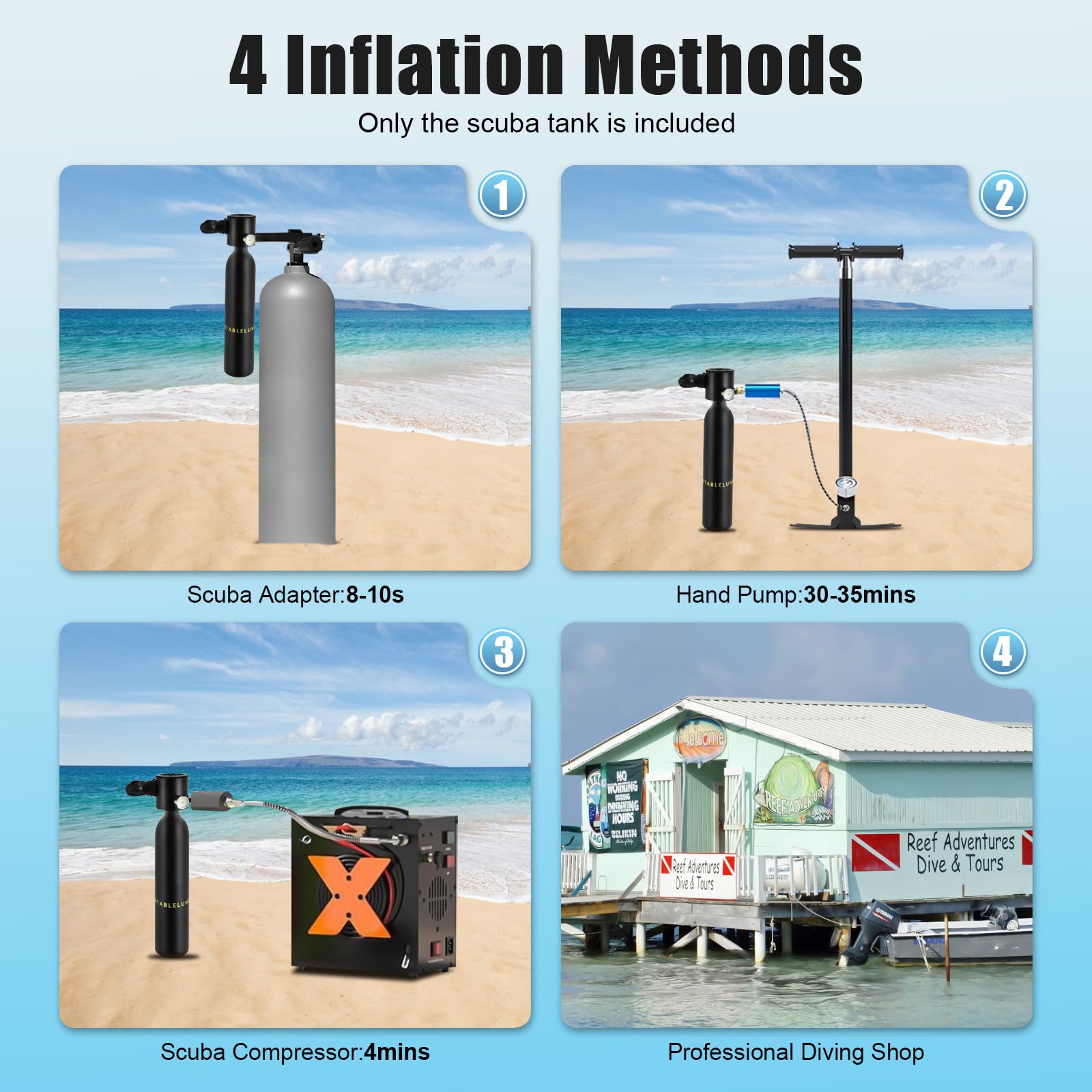 Mini Tauchflasche Mit 0.5 L