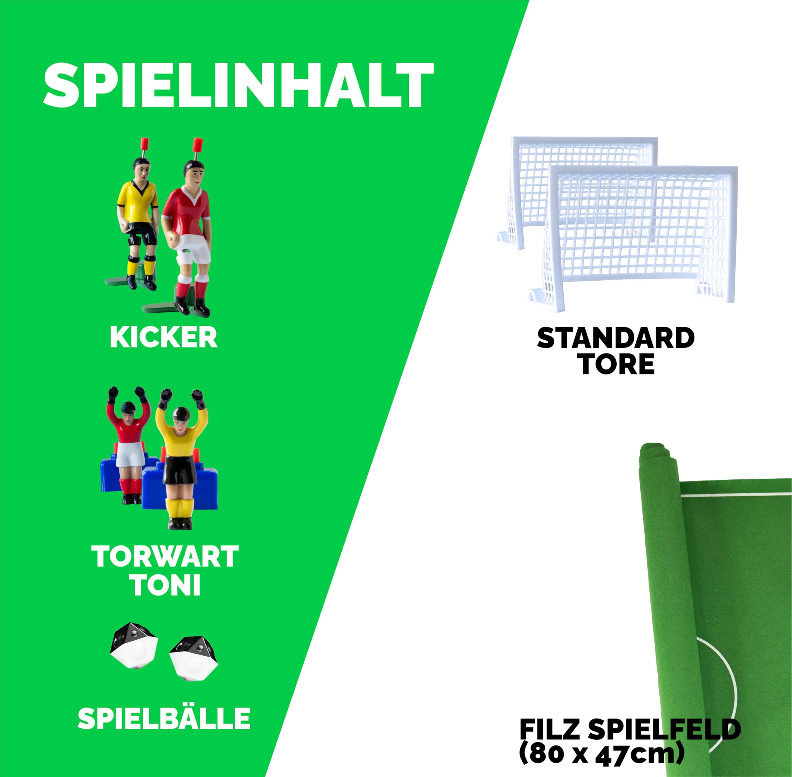 TIPP-KICK Spiel Classic Tischfußball-Set