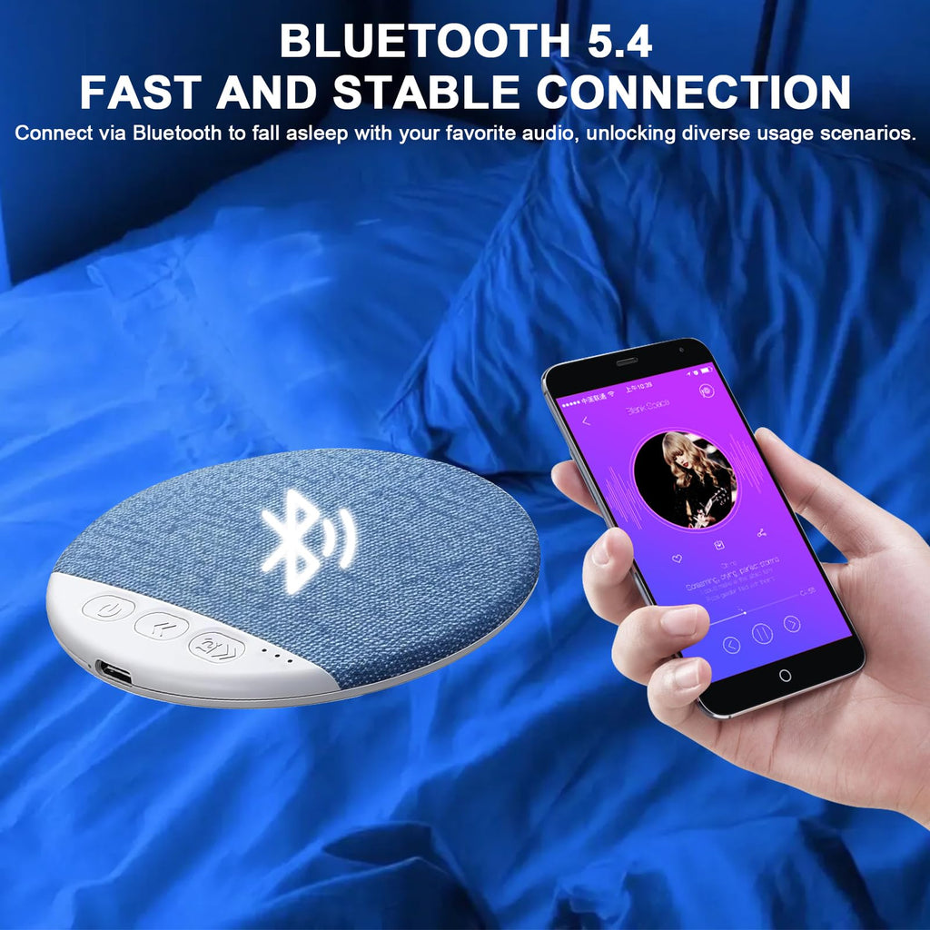 Kissenlautsprecher Bluetooth,- Tragbarer Mini-Lautsprecher - Unter dem Kissen