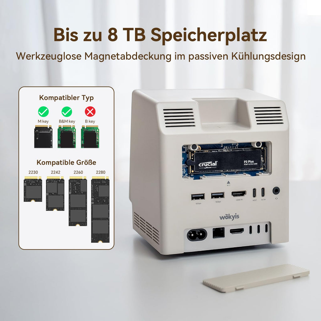 Wokyis M5 Retro-Dockingstation für Mac mini M4
