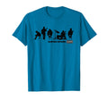 Oasis Band Silhouette On Blue T-Shirt