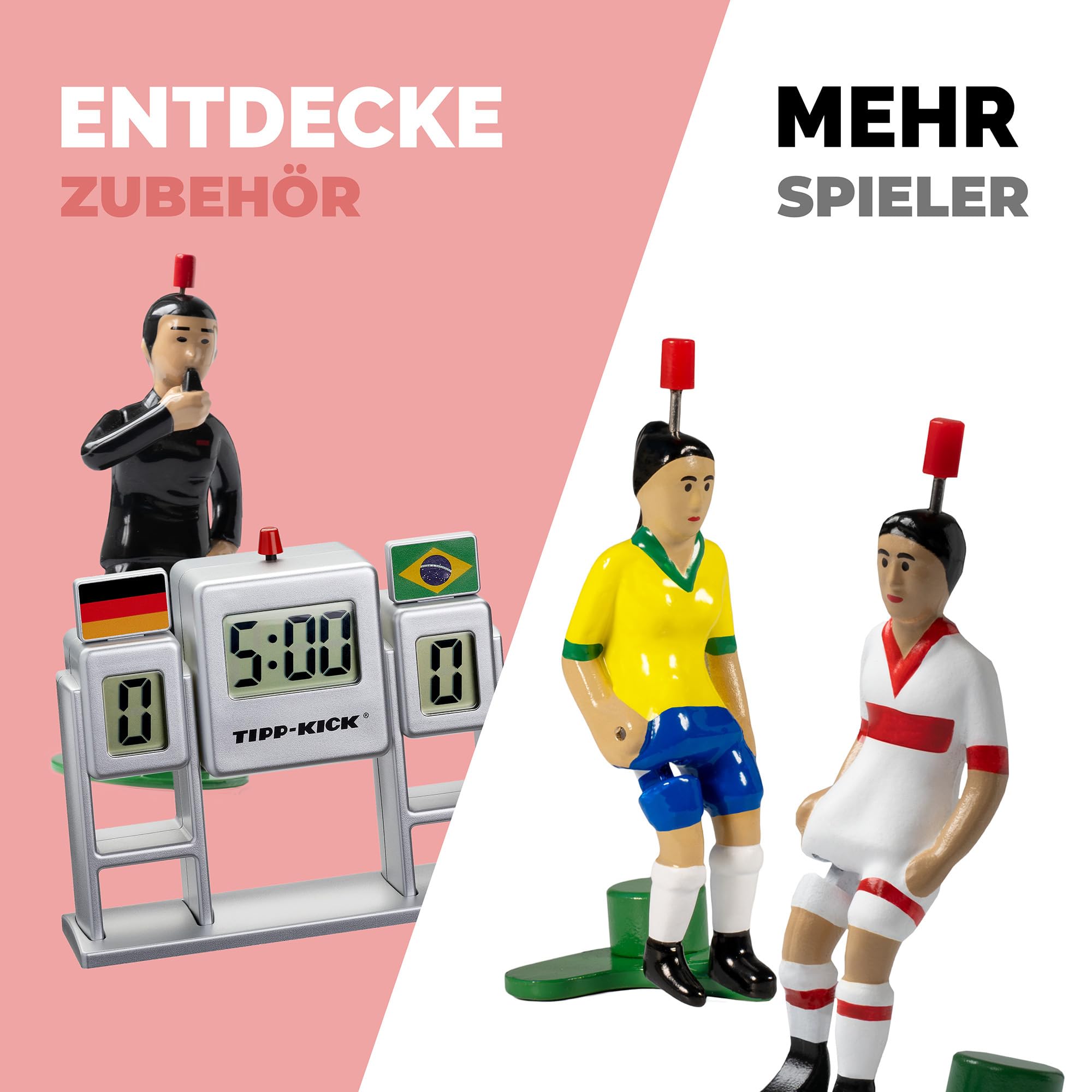 TIPP-KICK Spiel Retro Edition Tischfußball-Set