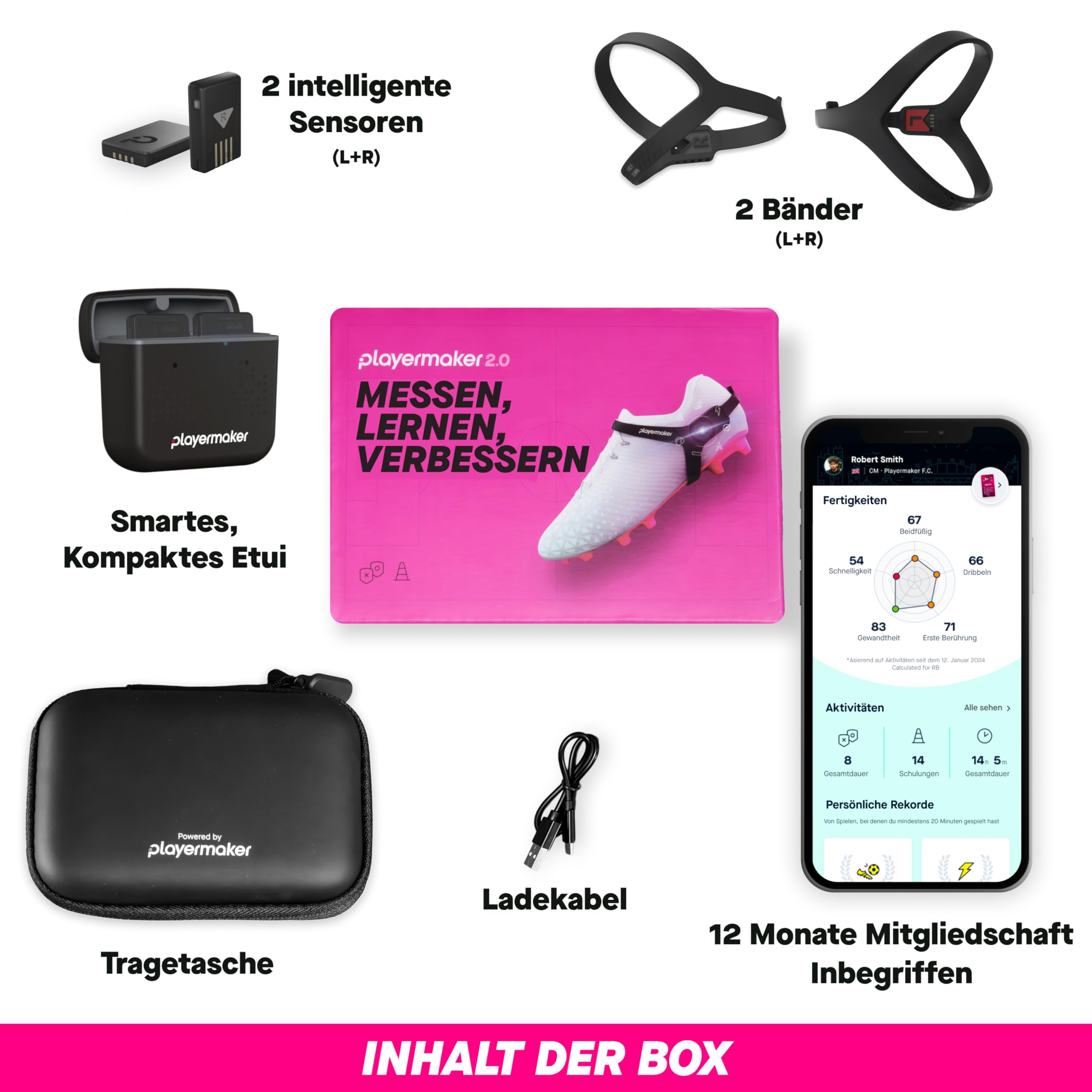 Playermaker Smart Fußball Tracker