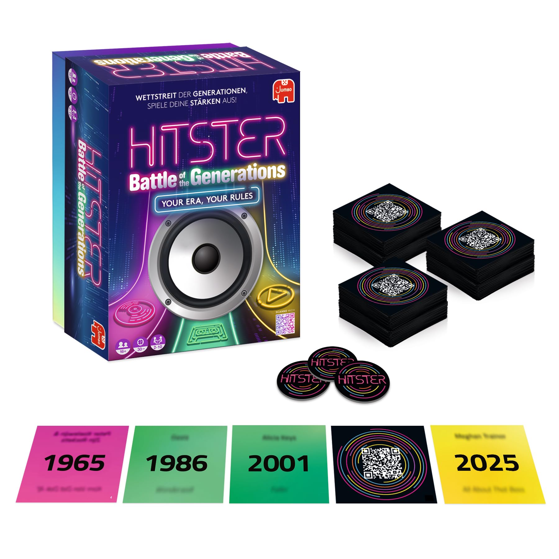 Hitster Kartenspiel - Battle of the Generations