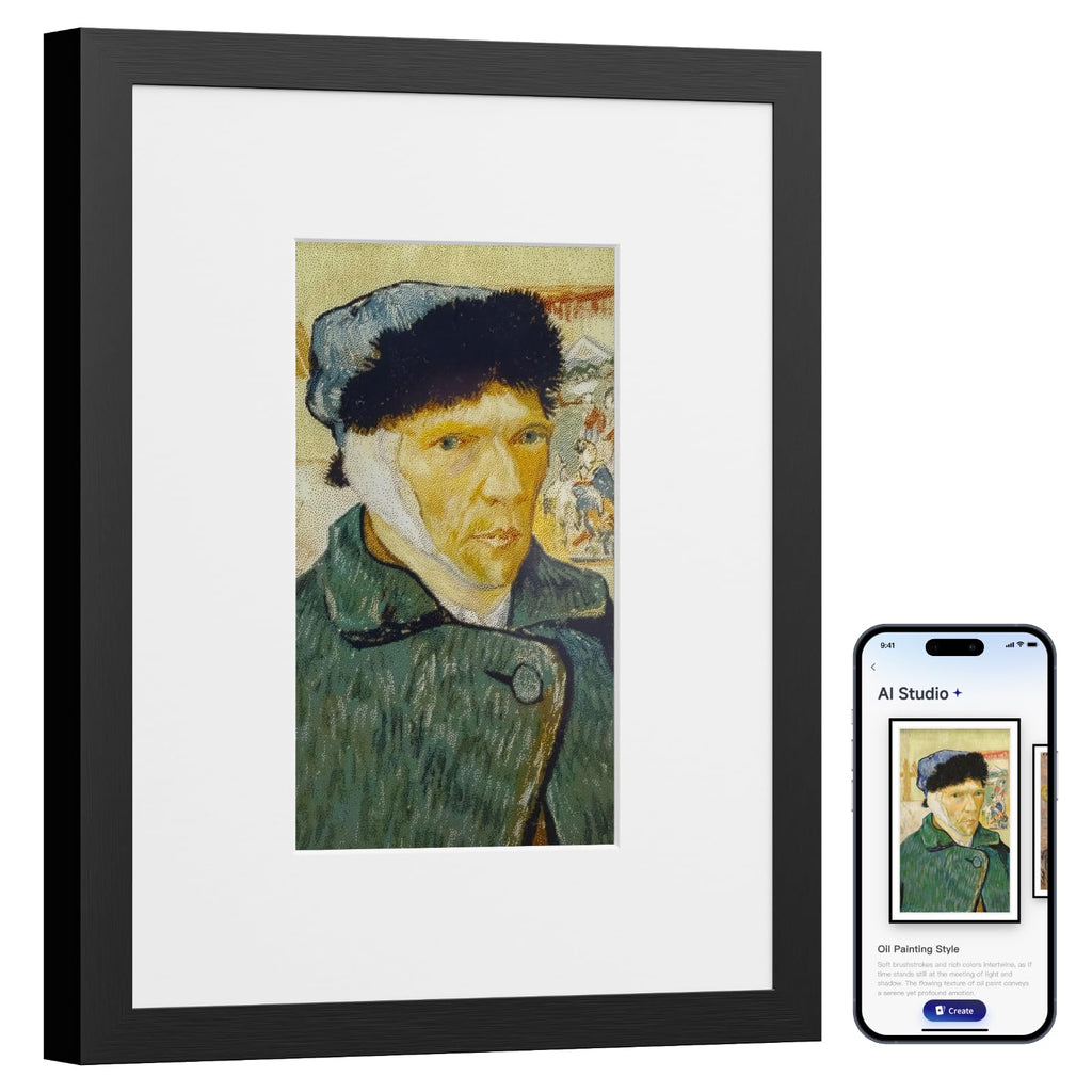 SwitchBot KI Art Frame 7.3'', Kabellos Digitaler Bilderrahmen