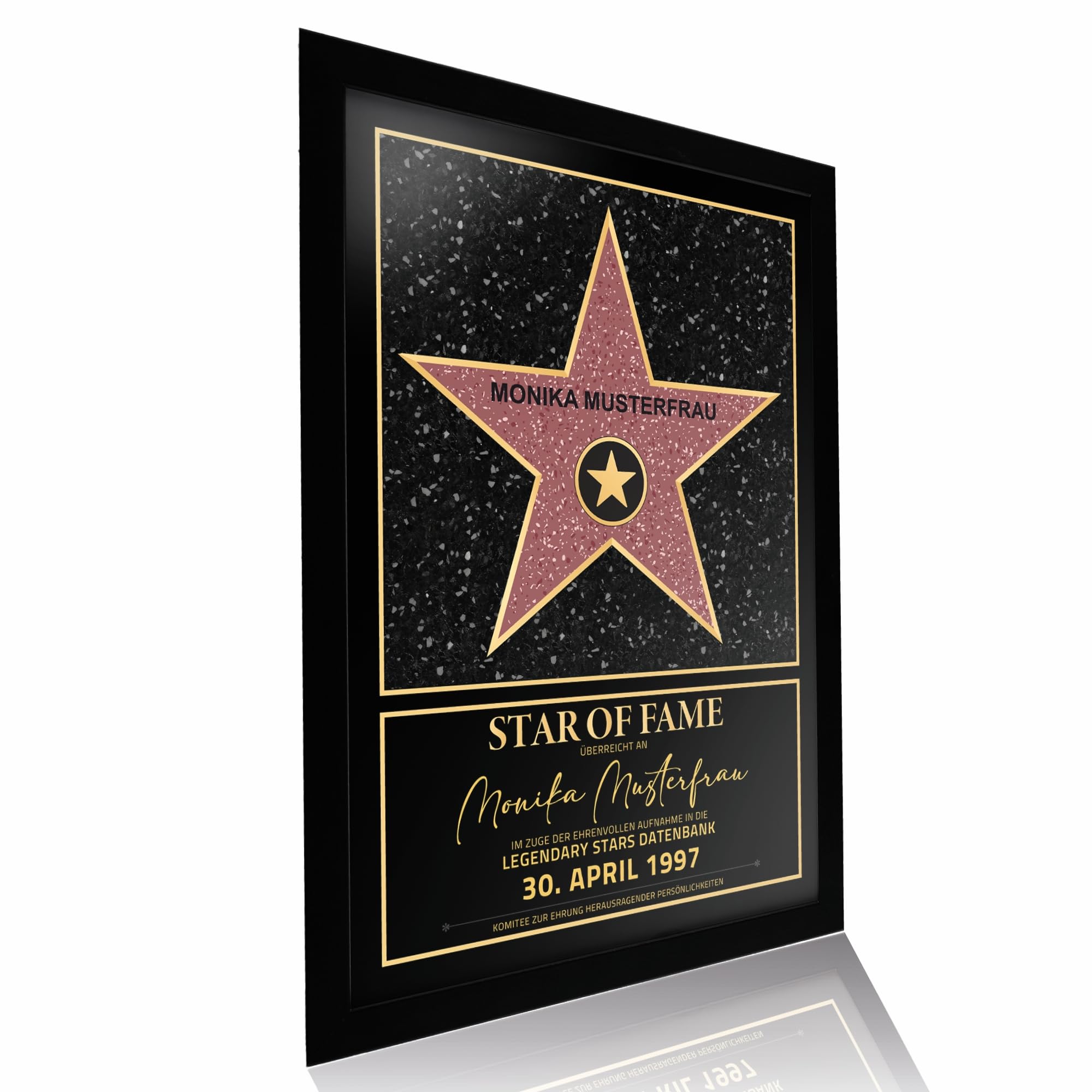 Persönlicher Hollywood Stern Walk of Fame Stil