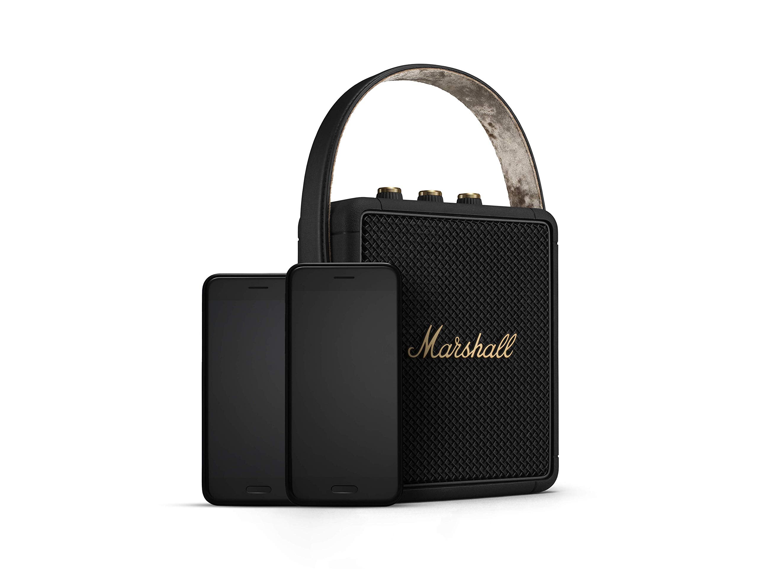 Marshall Stockwell II Portable Bluetooth Speaker - Black&Brass