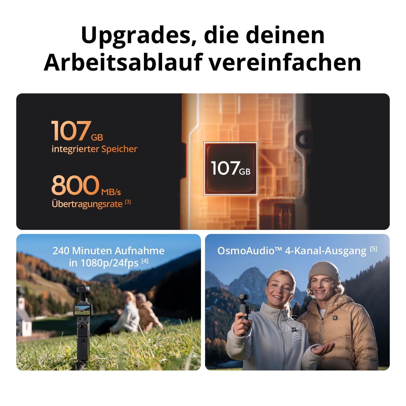 DJI Osmo Pocket 4 Kreativ Combo