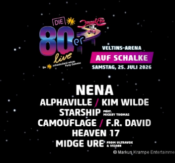 80er Live - Stadiontour - August 2026