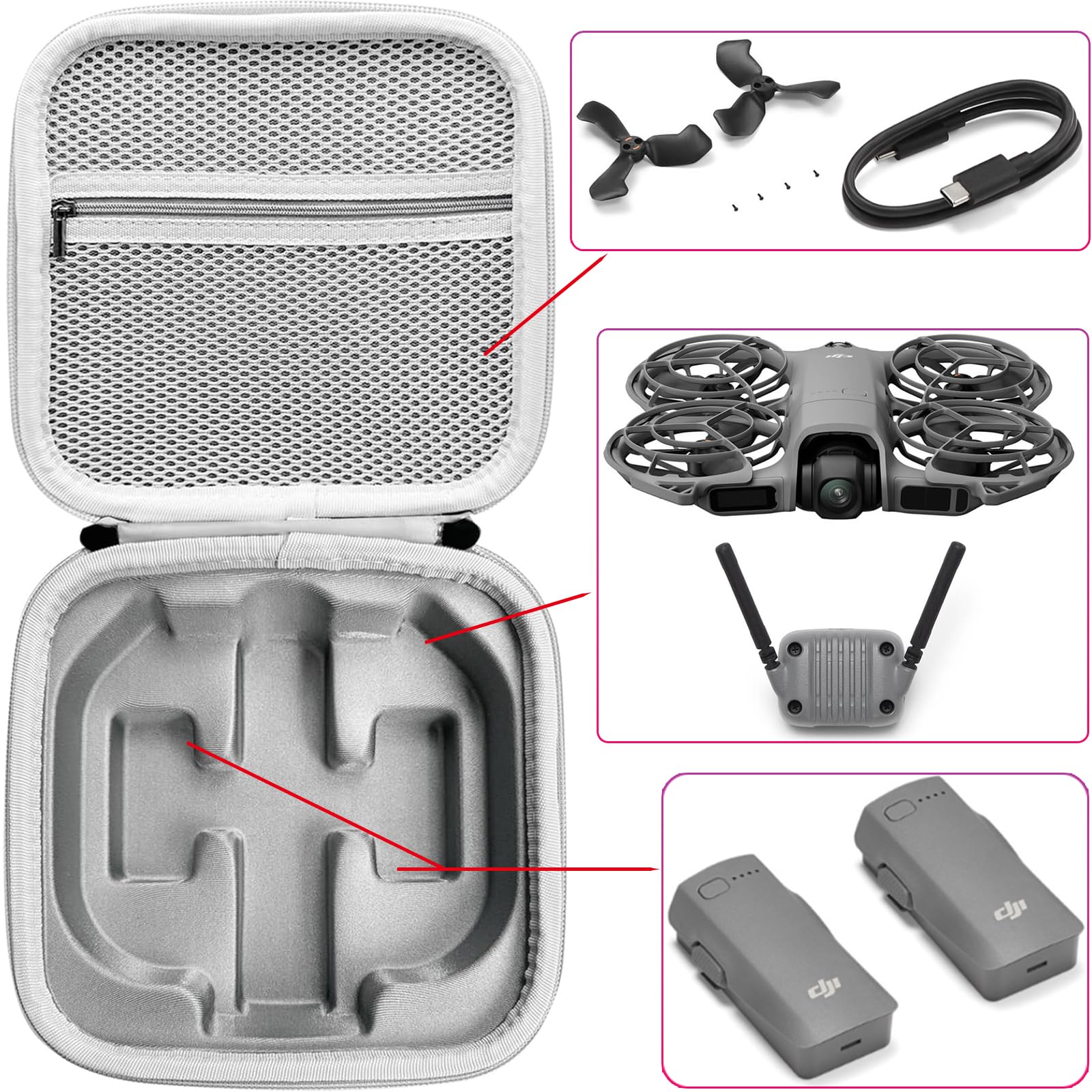 Drohnen Tasche Case für DJI Neo 2