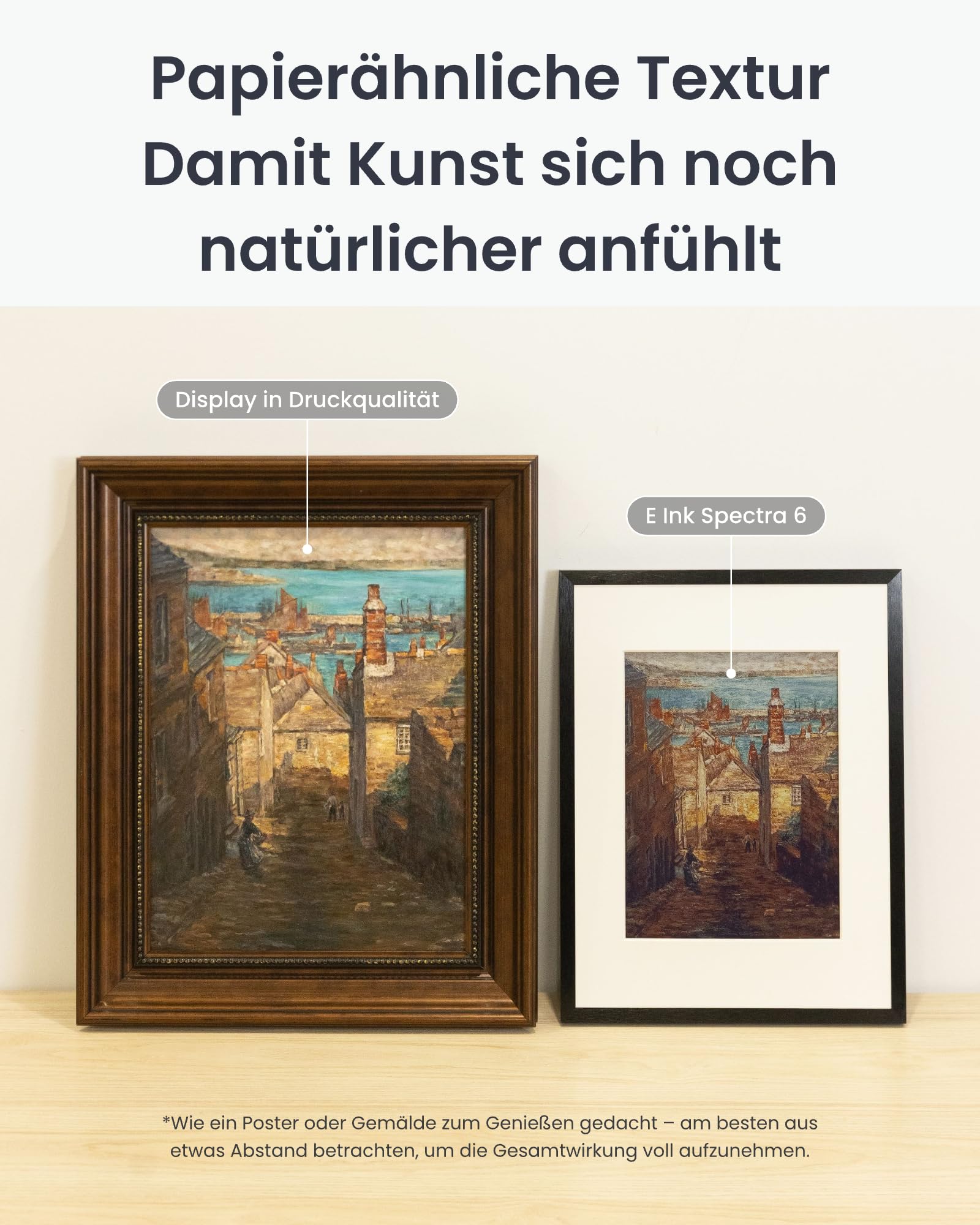 SwitchBot KI Art Frame 13.3'', Kabellos Digitaler Bilderrahmen