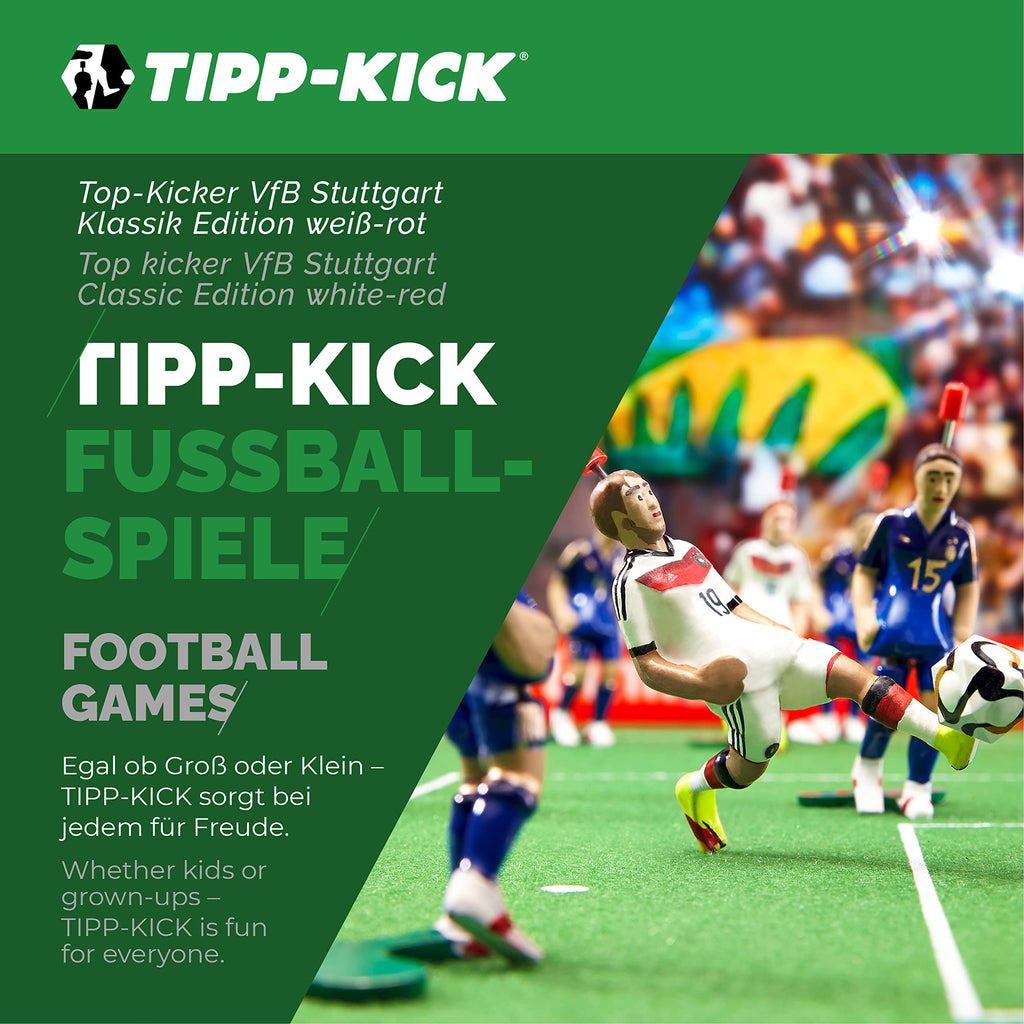 TIPP-KICK Spieler Top-Kicker VfB Stuttgart Klassik Edition - Spieler für mit angeschliffenem Fuß