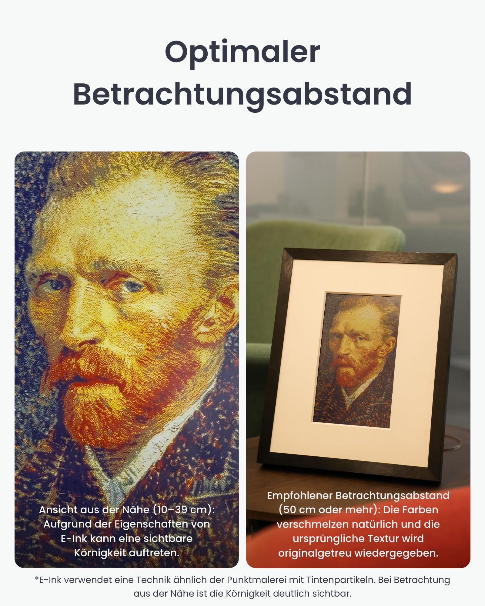 SwitchBot KI Art Frame 7.3'', Kabellos Digitaler Bilderrahmen