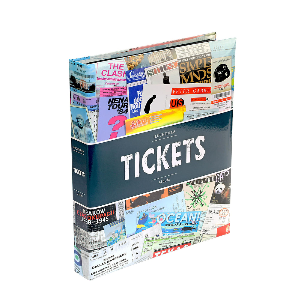 Ticket-Sammelalbum - Album für 148 Eintrittskarten, Konzertkarten und Tickets