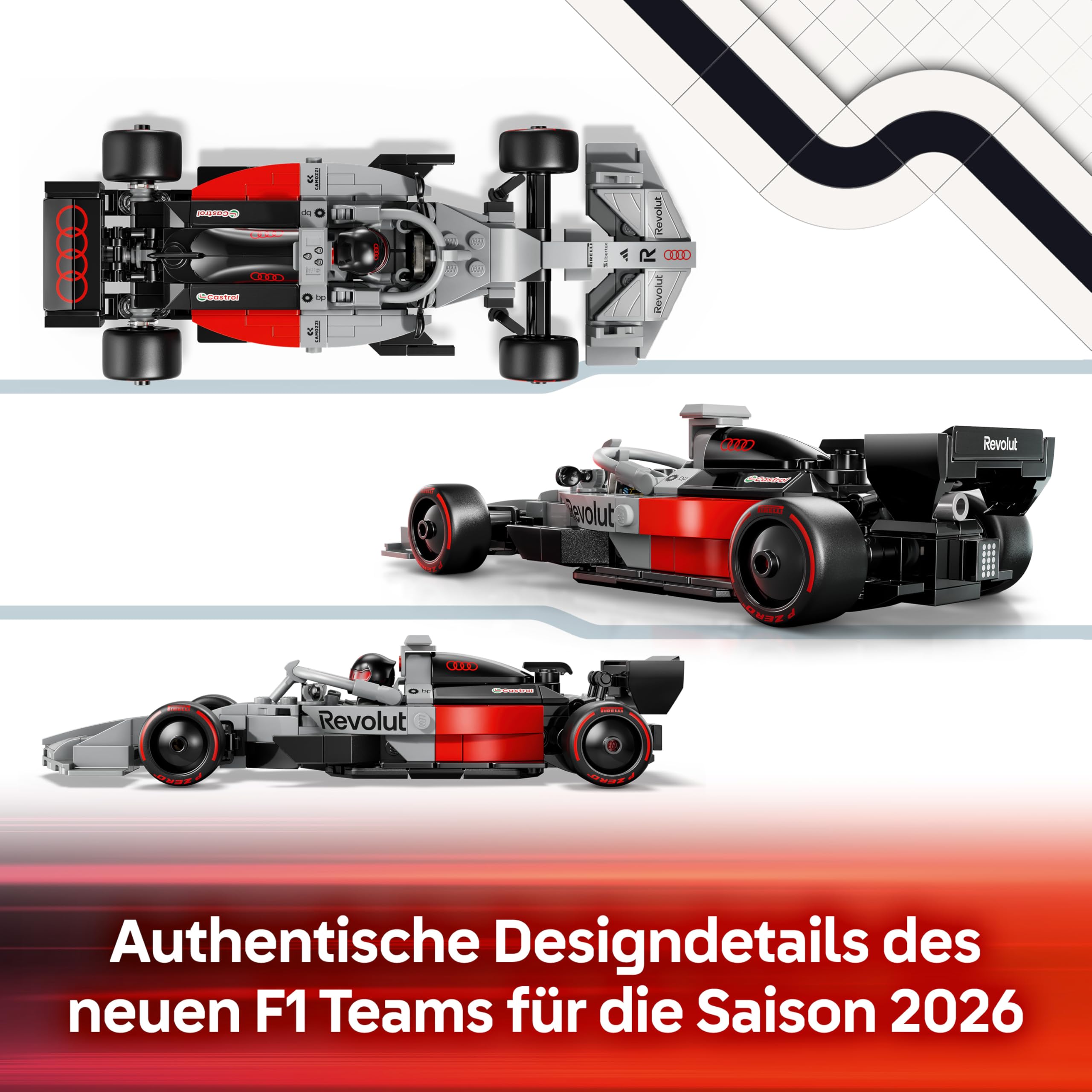 LEGO Speed Champions Audi Revolut F1 Team