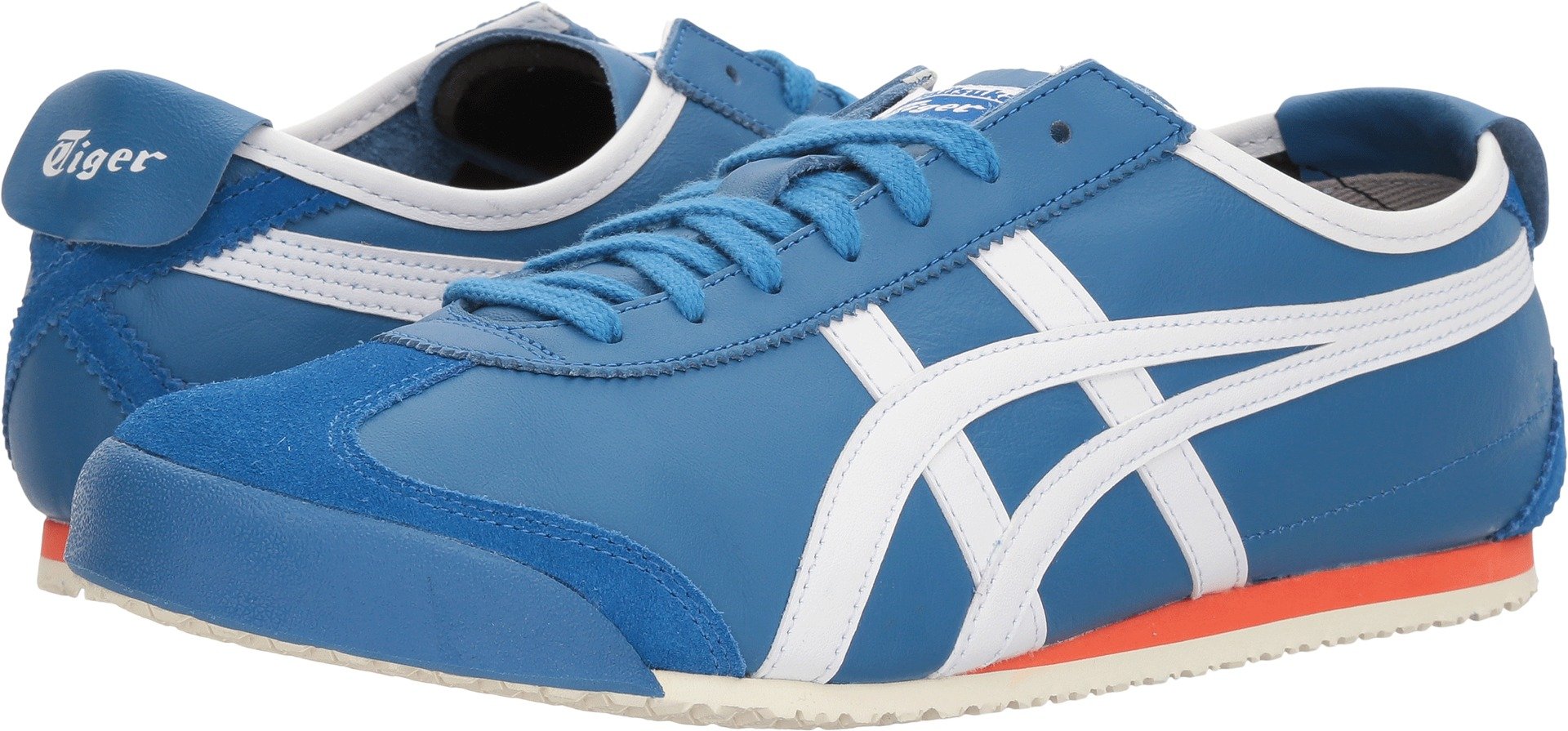 Onitsuka Tiger Sneaker - Mexico 66 Vulc Suede, Blau - Klassisches Blau / Weiß - Größe: 36 1/3 EU