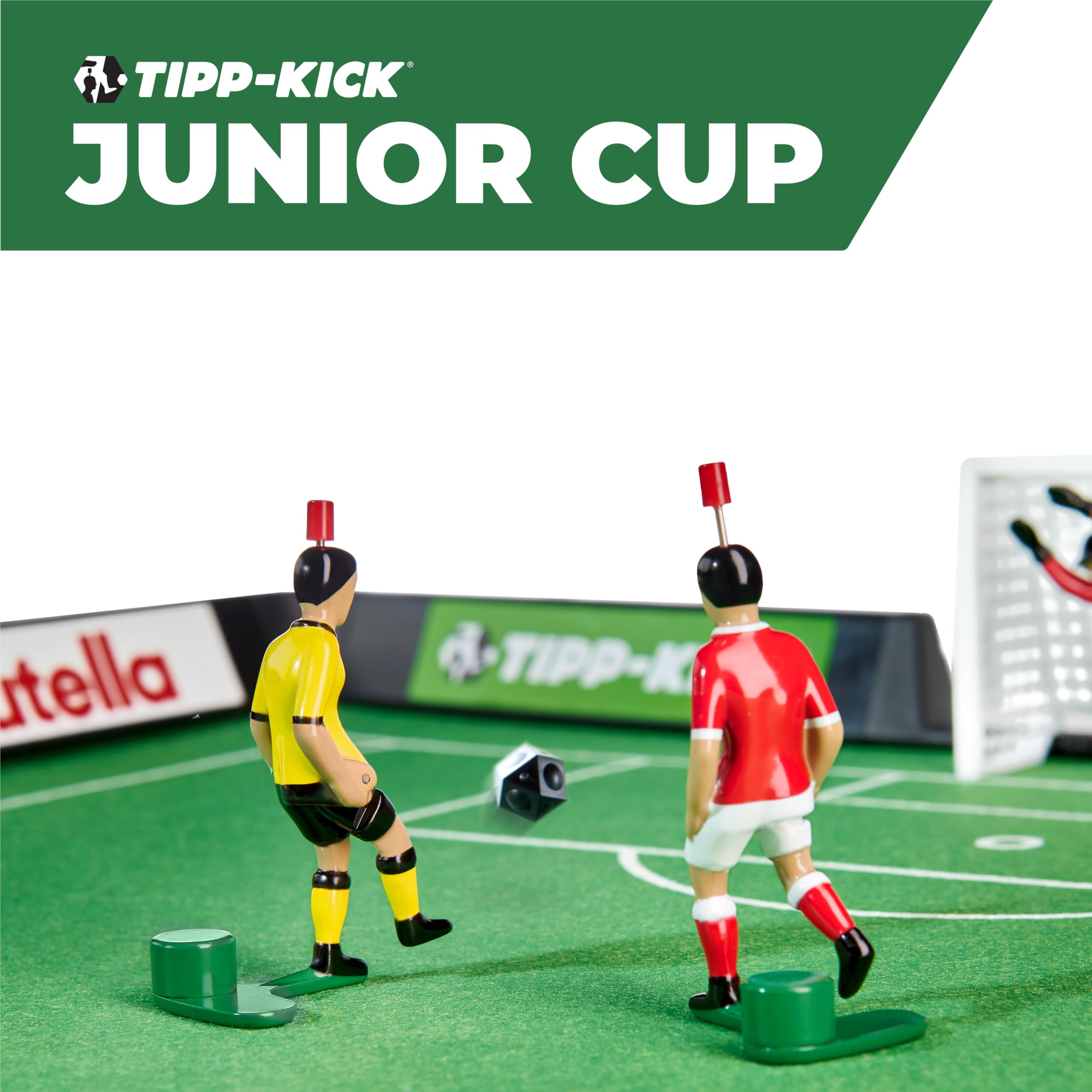 TIPP-KICK Spiel Junior Cup Tischfußball-Set mit Bande