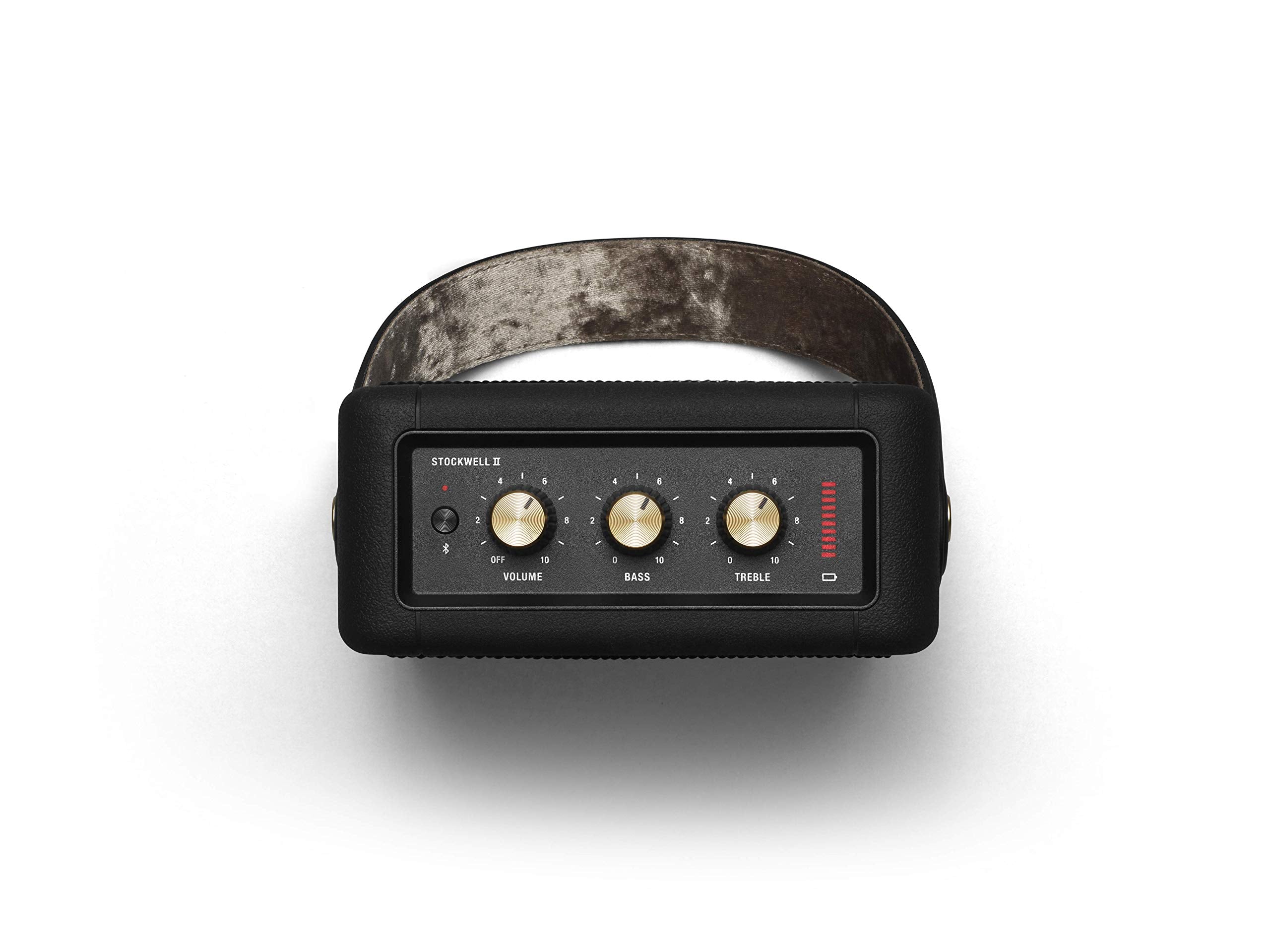 Marshall Stockwell II Portable Bluetooth Speaker - Black&Brass