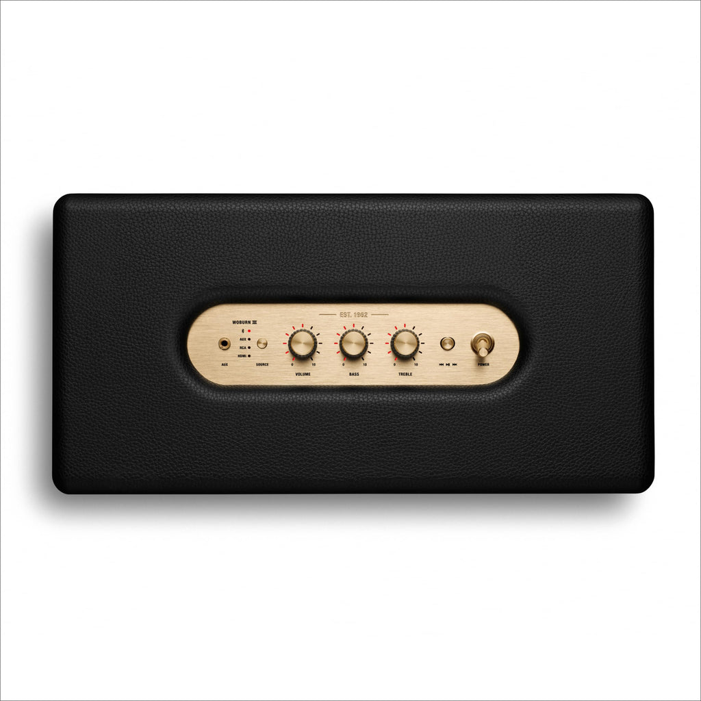 Marshall Woburn III Bluetooth-Lautsprecher, Kabellos – Schwarz