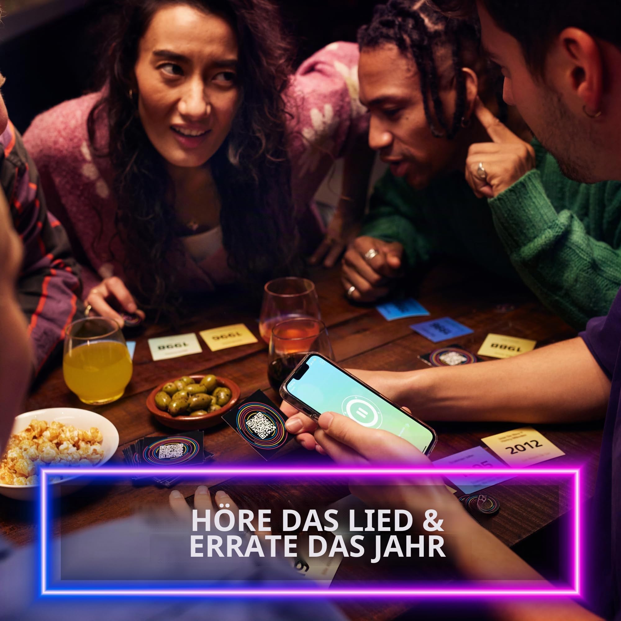 Hitster Original, EIN Party- und Kartenspiel für Erwachsene und Familien - 2 bis 10 Spieler ab 16 Jahren, Englisch sprachig (UK), 12x21x7,5