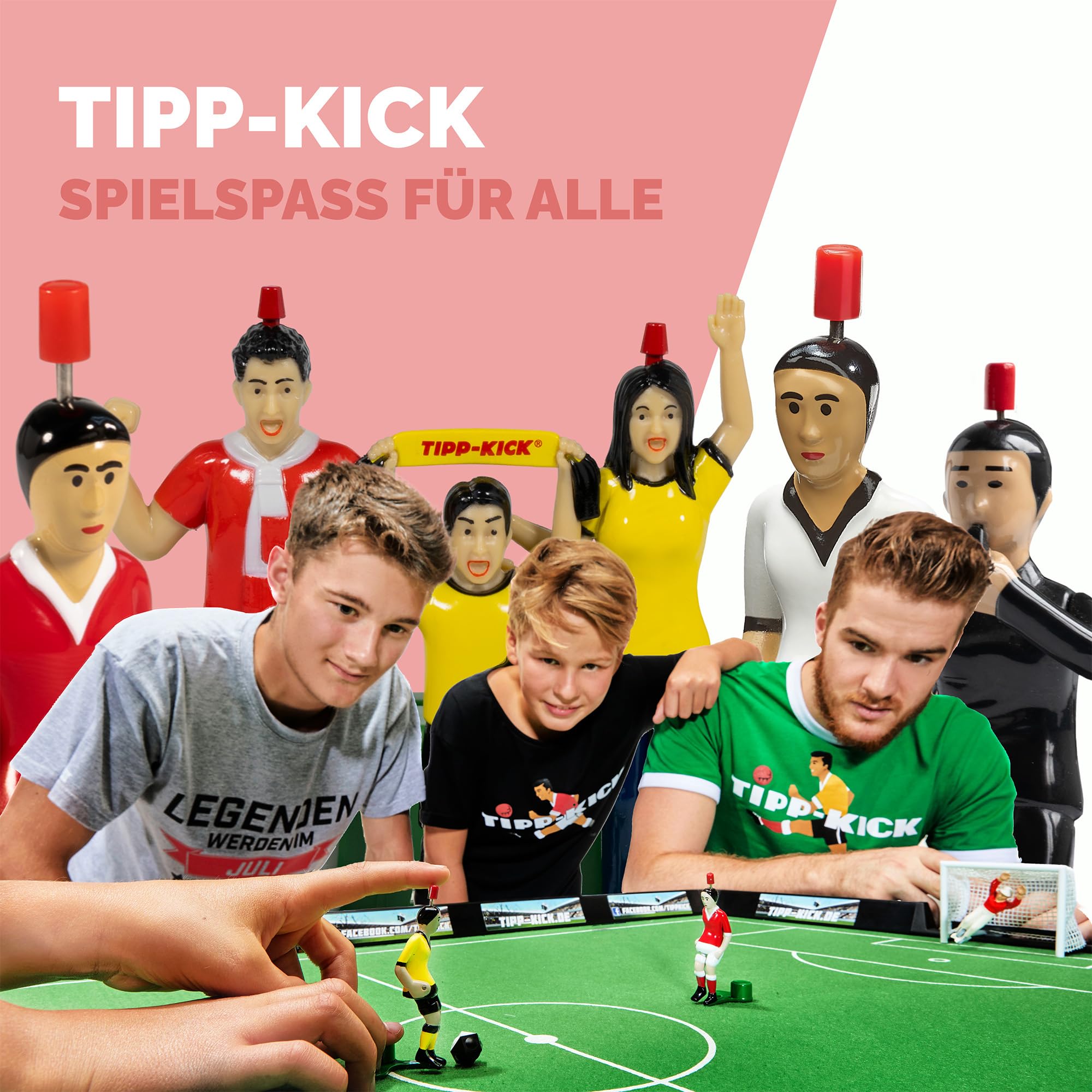 TIPP-KICK Spiel Retro Edition Tischfußball-Set
