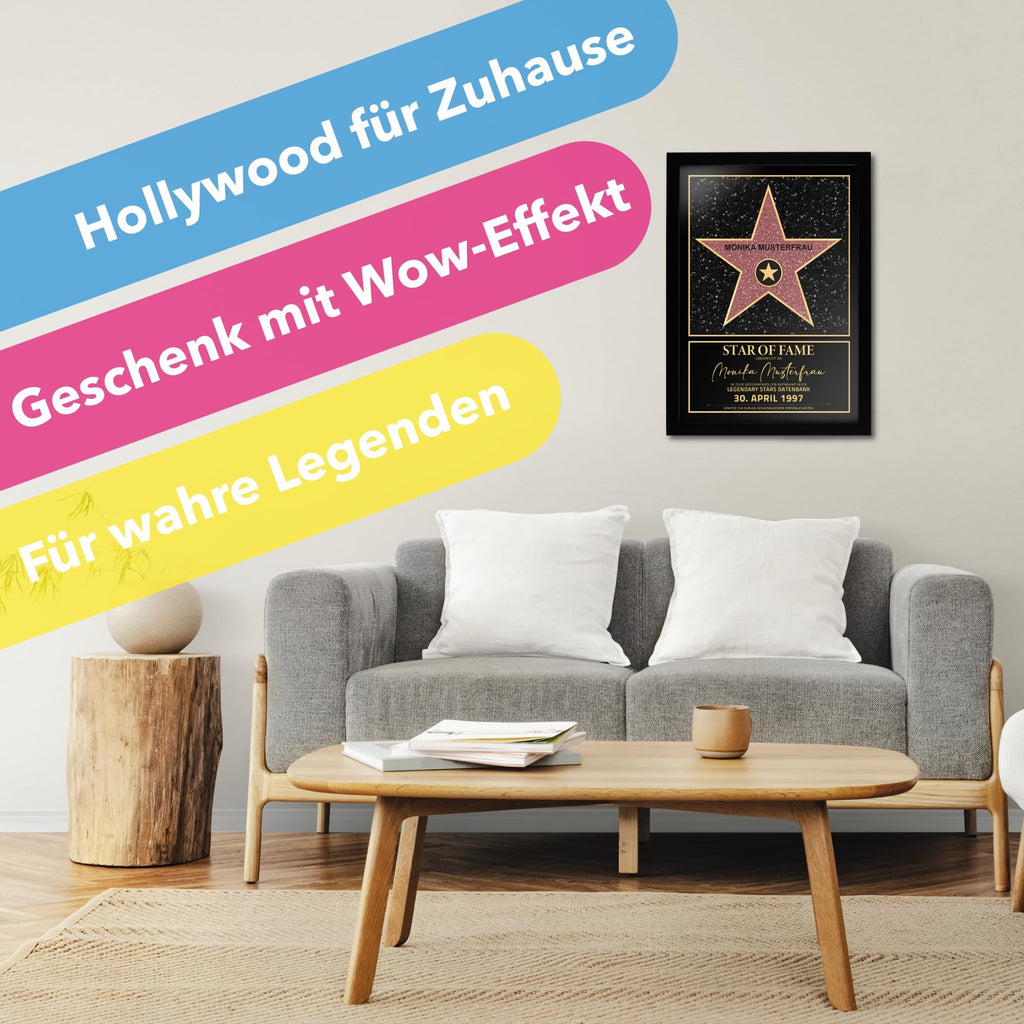 Persönlicher Hollywood Stern Walk of Fame Stil
