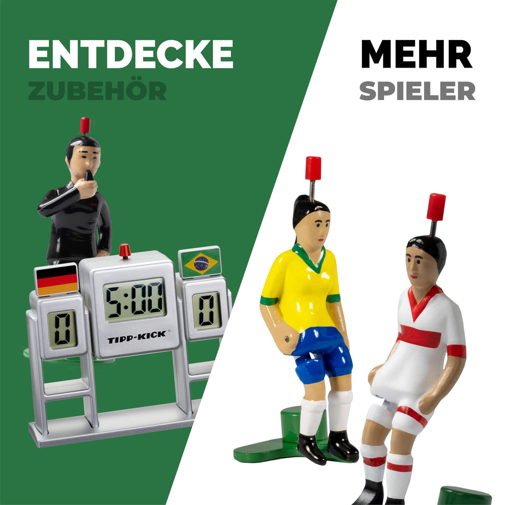 TIPP-KICK Spiel Junior Cup Tischfußball-Set mit Bande