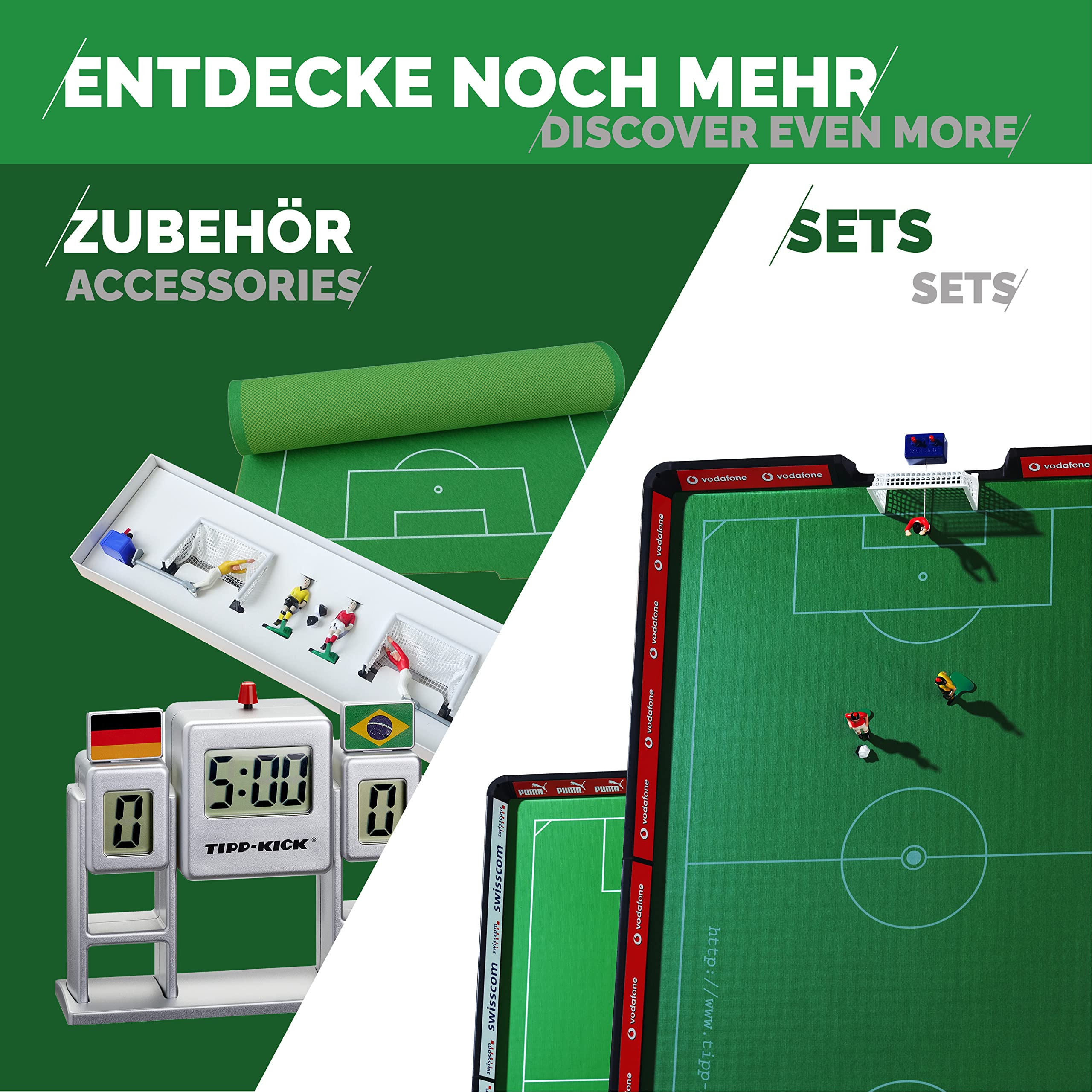 TIPP-KICK Spieler Star-Kicker VfB Stuttgart Klassik Edition - Spieler mit angewinkeltem Fuß